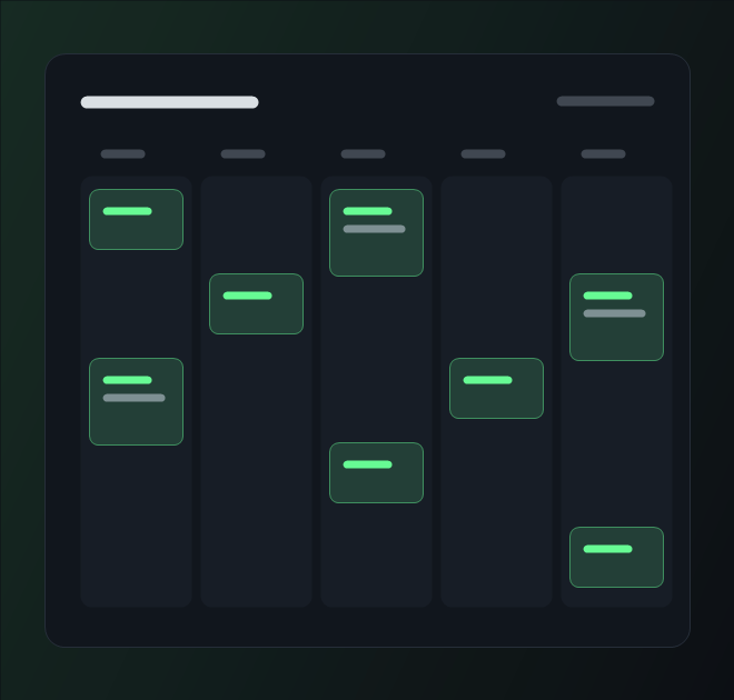 A week in a booking system Tecnomation built